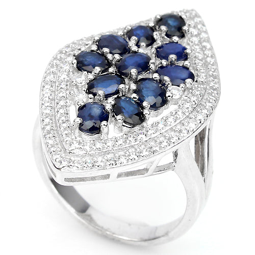 Saphir Ring Silber - INARA