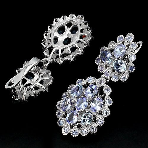 Tansanit Ohrringe Silber - INARA