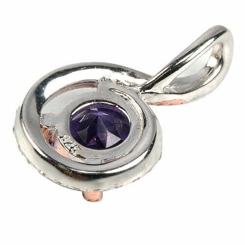 Anhänger Amethyst Silber bicolor vergoldet - INARA