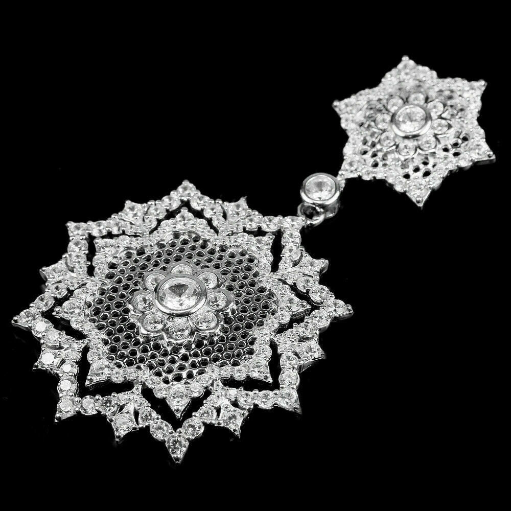 Zirkonia Anhänger aus weißvergoldetem Silber - INARA