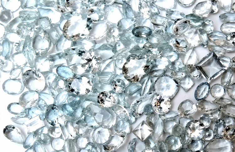 Schmuck aus Sterling Silber mit Aquamarinen - INARA