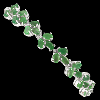 Bracelet Tsavorite Émeraude