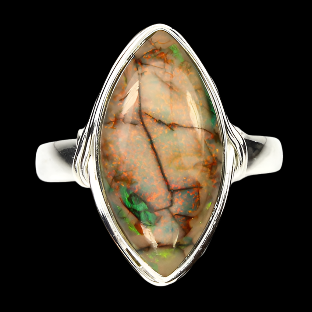 Boulder Opal Ring Silber - INARA