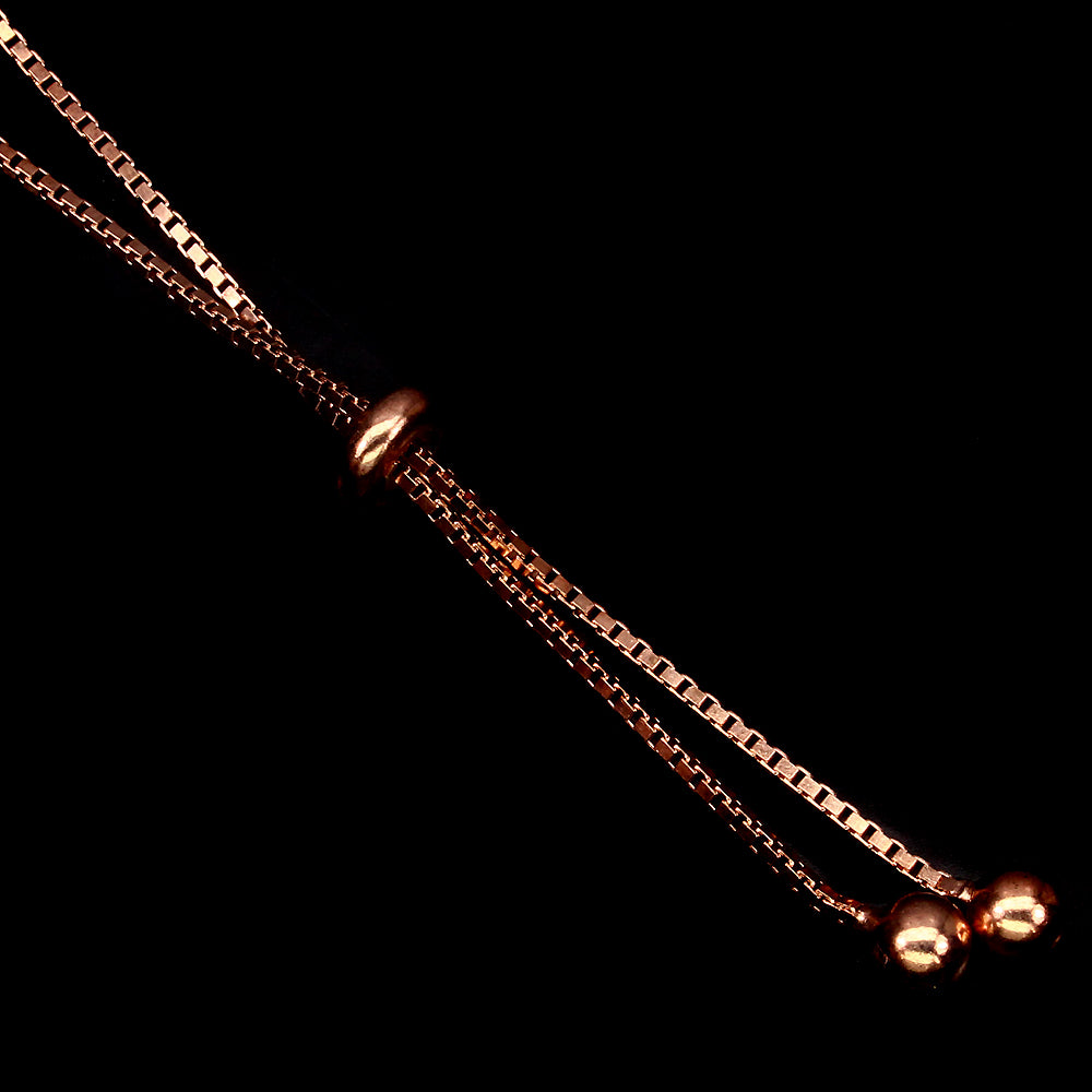 Turmalin Armband aus rosévergoldetem Silber - INARA