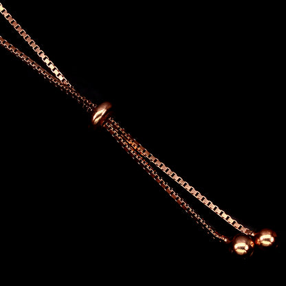 Turmalin Armband aus rosévergoldetem Silber - INARA