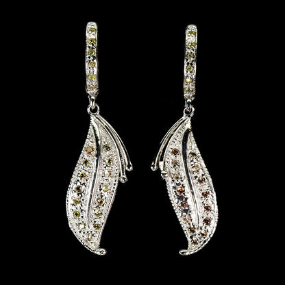 Saphir Ohrringe Silber weißvergoldet - INARA