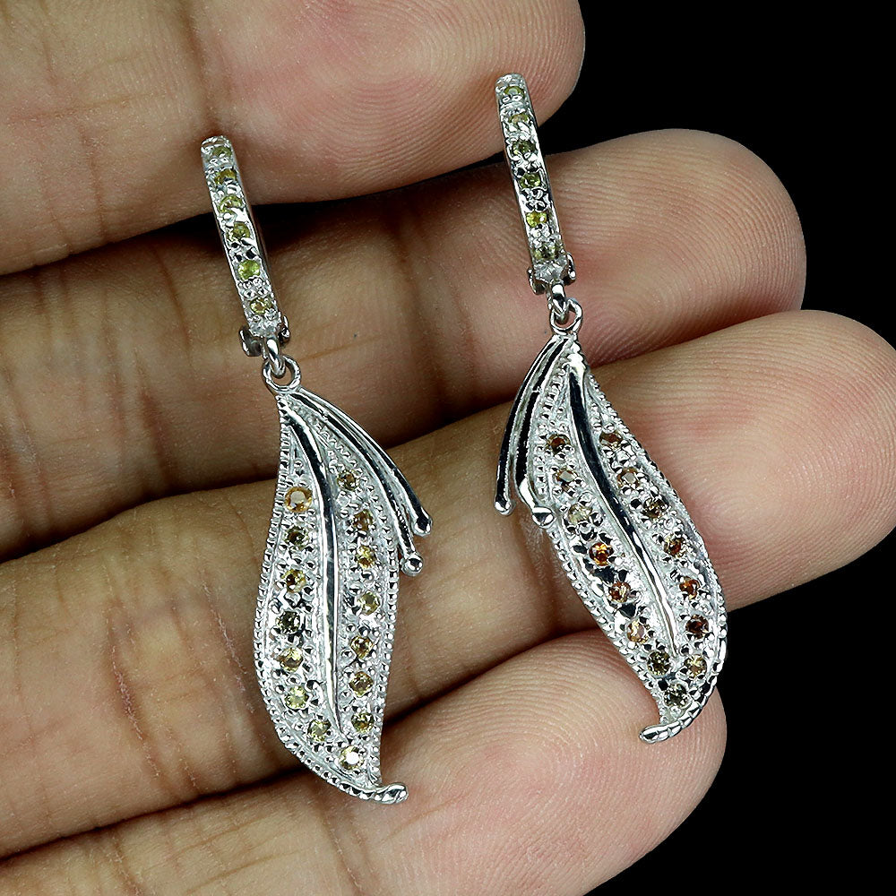 Saphir Ohrringe Silber weißvergoldet - INARA