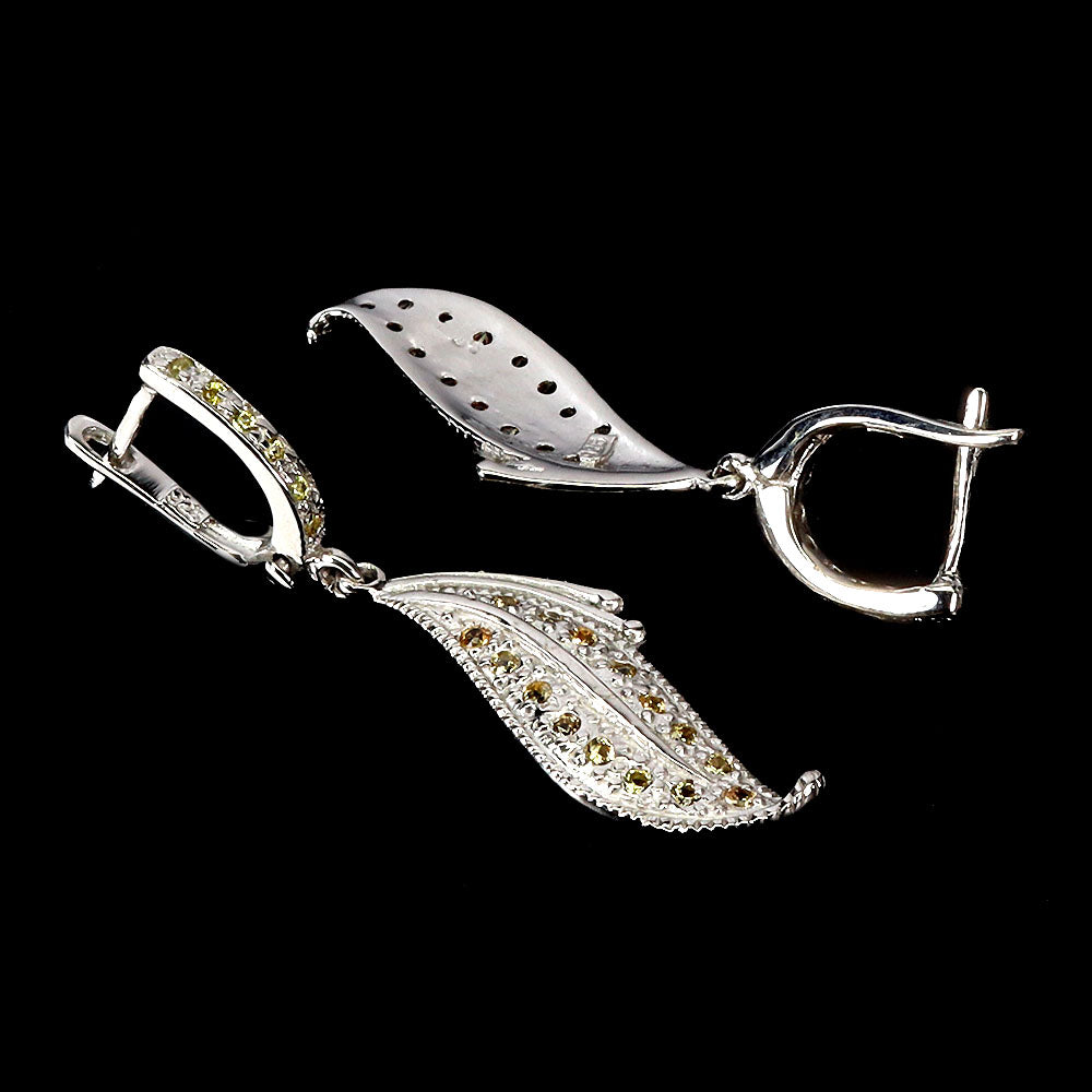 Saphir Ohrringe Silber weißvergoldet - INARA