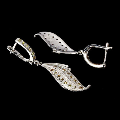 Saphir Ohrringe Silber weißvergoldet - INARA