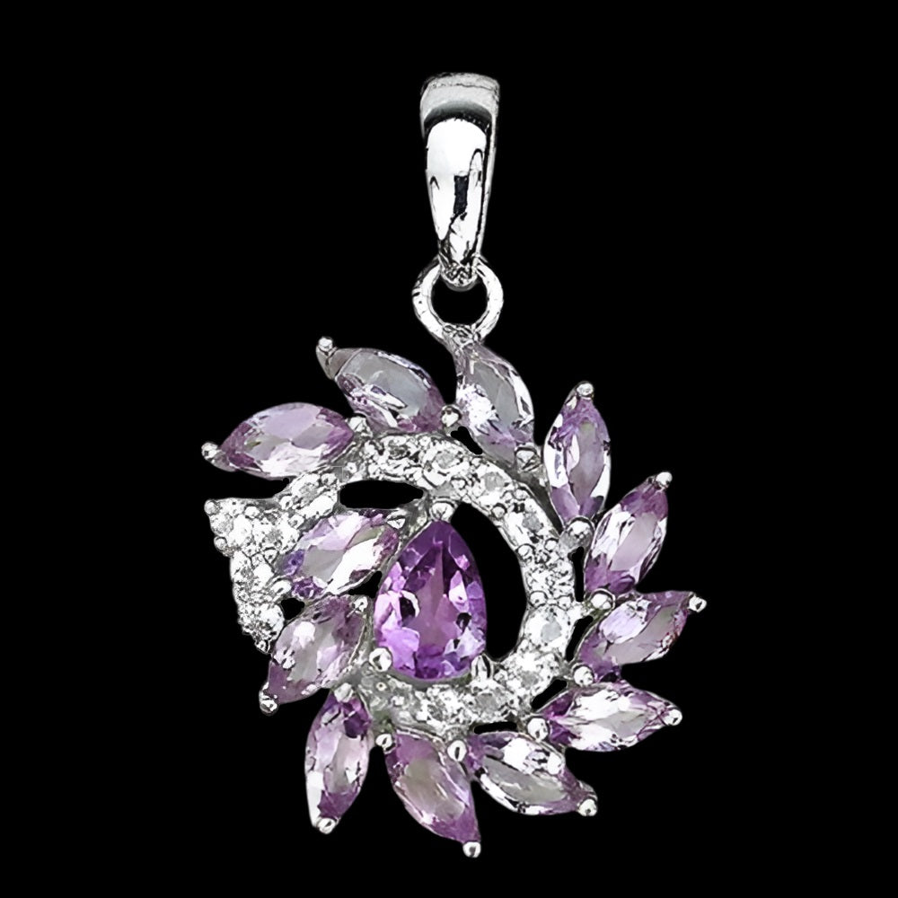 Anhänger Amethyst Silber - INARA