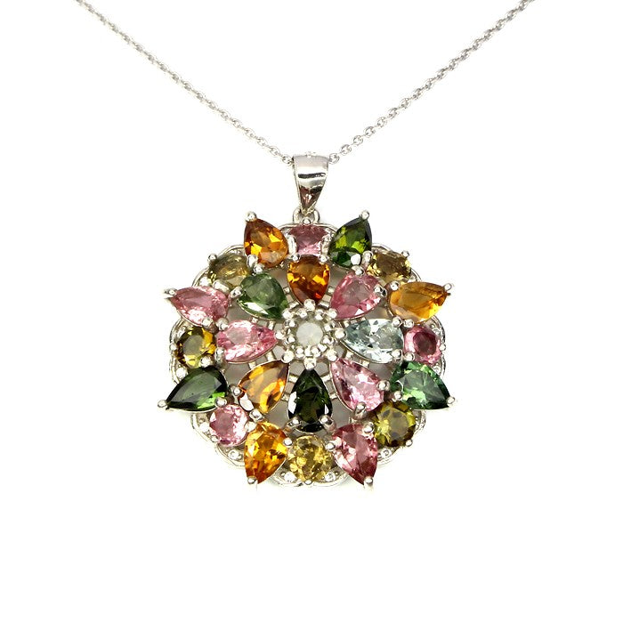 Tourmaline Pendant With Necklace