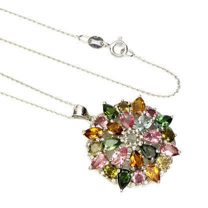 Tourmaline Pendant With Necklace