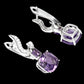 Amethyst Ohrringe Silber - INARA