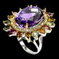 Amethyst Turmalin Ring Gr. 59 Silber - INARA