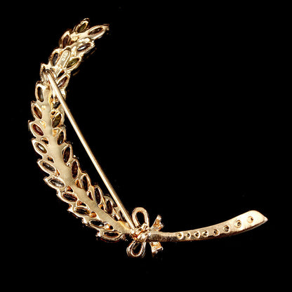 Multicolor Saphir Brosche Silber rosévergoldet - INARA