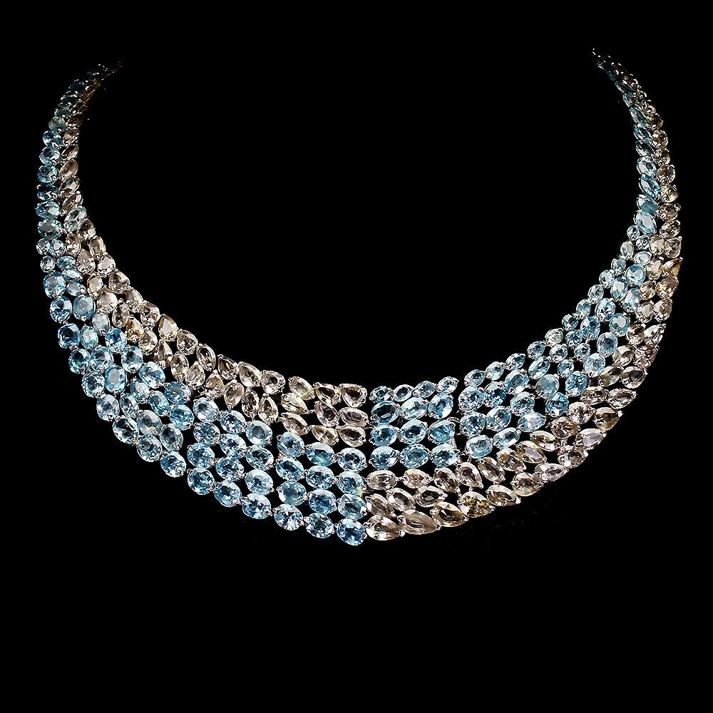 Zirkon Collier Silber - INARA