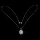 Larimar Sky Blue Topaz Pendant With Necklace