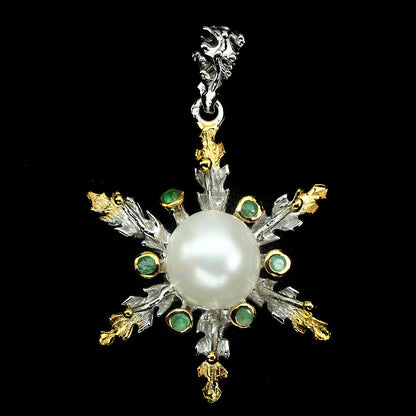 Pearl Emerald Pendant