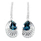 Boucles d'oreilles topaze bleu de Londres