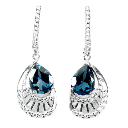 London Blue Topaz Earrings