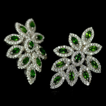 Russian Diopside Earrings