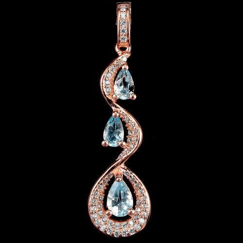 Sky Blue Topaz Pendant