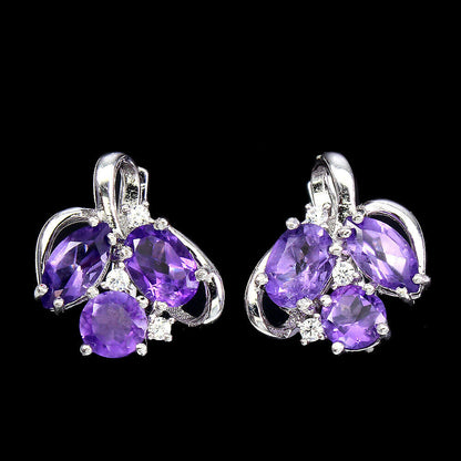 amethyst earrings