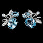 Sky Blue Topaz Earrings