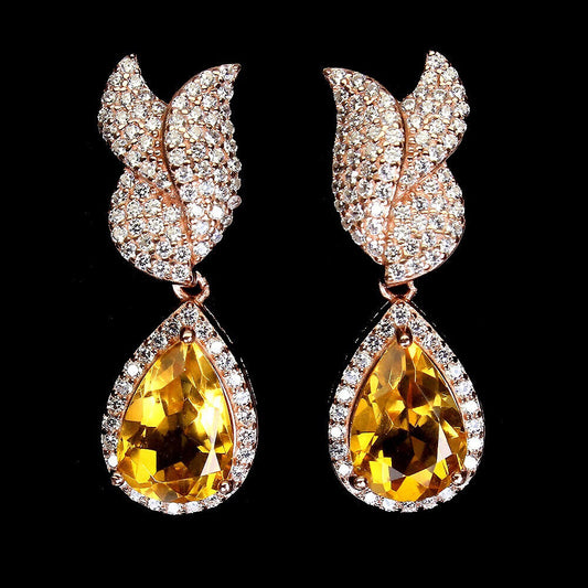 Citrine earrings