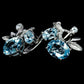 Sky Blue Topaz Earrings