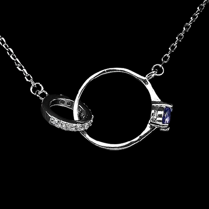 Tanzanite Ring Necklace