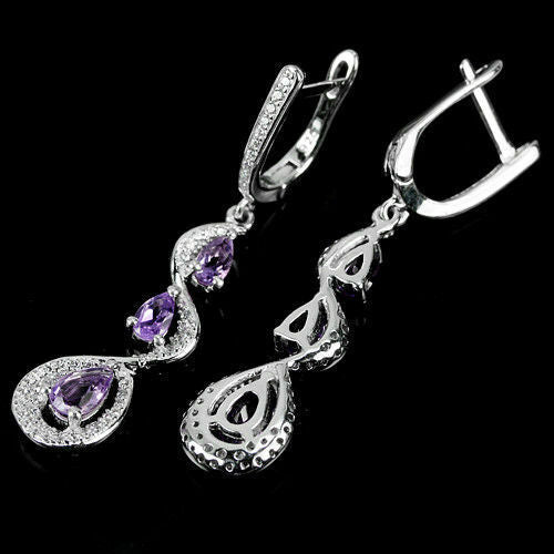 amethyst earrings