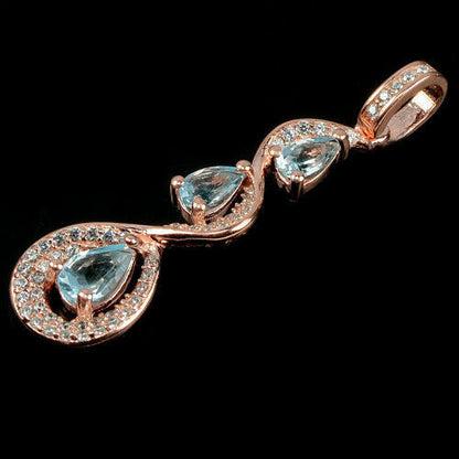 Sky Blue Topaz Pendant