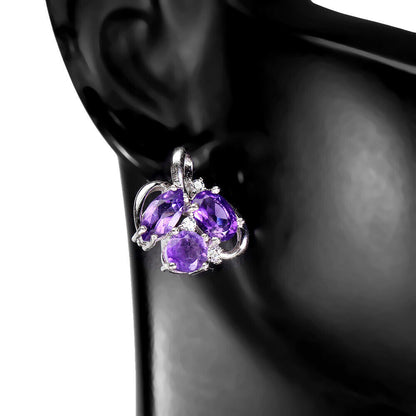 amethyst earrings