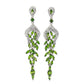 Boucles d'oreilles diopside russe