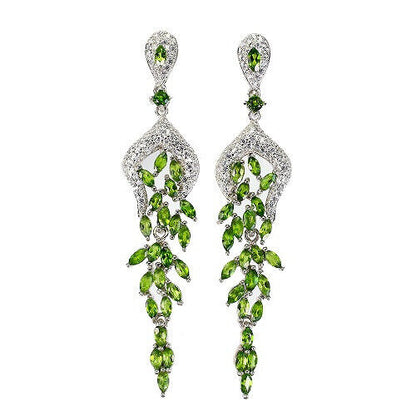 Russian Diopside Earrings