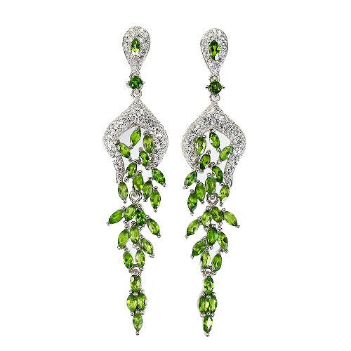 Russian Diopside Earrings