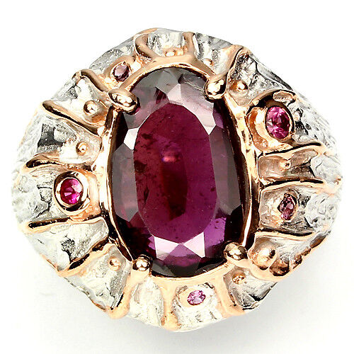 Rhodolite Sapphire Ring Size 57