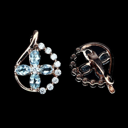 Sky Blue Topaz Earrings