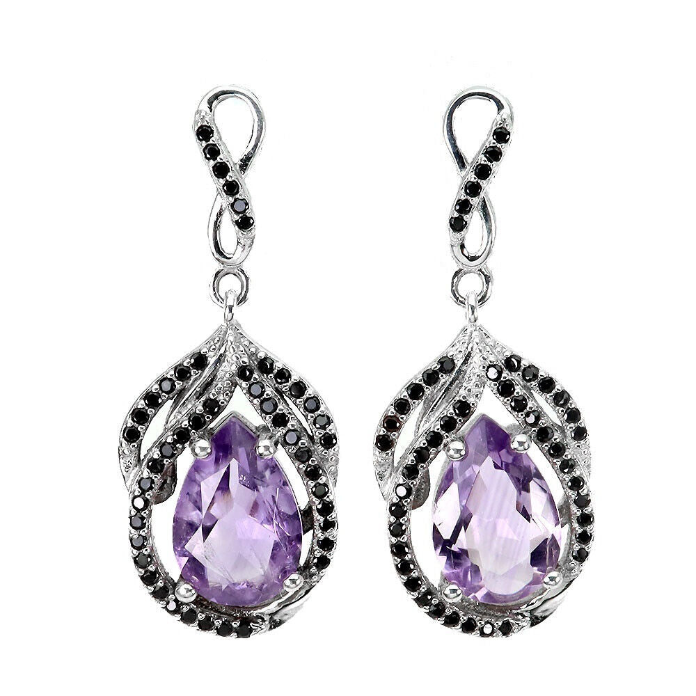 Amethyst Spinel Earrings