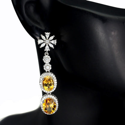 Citrine earrings