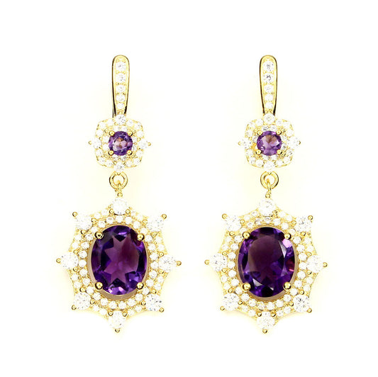 amethyst earrings