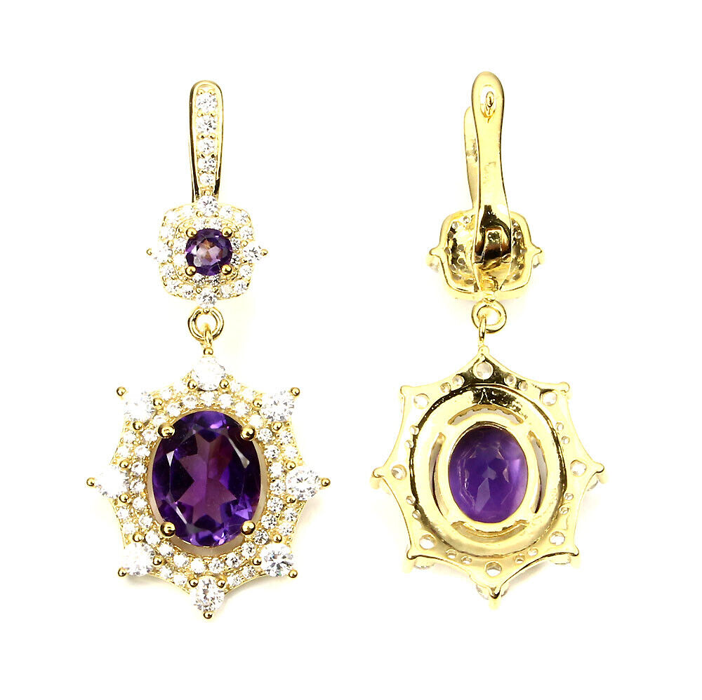 amethyst earrings