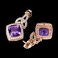 Amethyst Antikschliff Ohrringe Silber - INARA