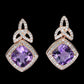 Amethyst Antikschliff Ohrringe Silber - INARA