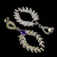 Amethyst Saphir Ohrringe Silber - INARA