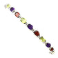 Armband Peridot Granat Amethyst 925 Silber 585 Weißgold vergoldet Silber - INARA