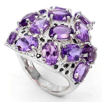 Amethyst Saphir Ring Silber - INARA