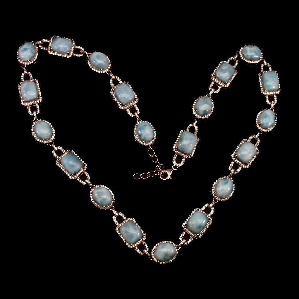 Larimar Collier Silber - INARA