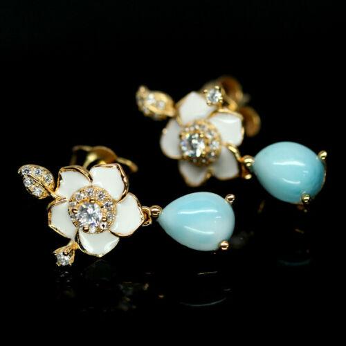 Larimar Ohrringe Silber - INARA